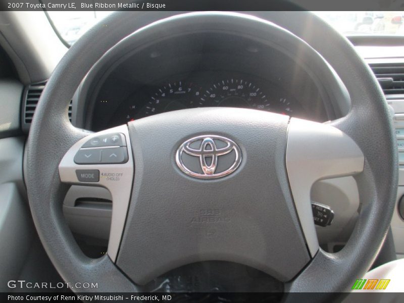 Blue Ribbon Metallic / Bisque 2007 Toyota Camry LE