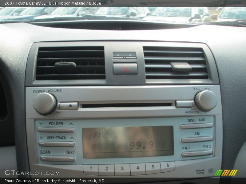 Blue Ribbon Metallic / Bisque 2007 Toyota Camry LE