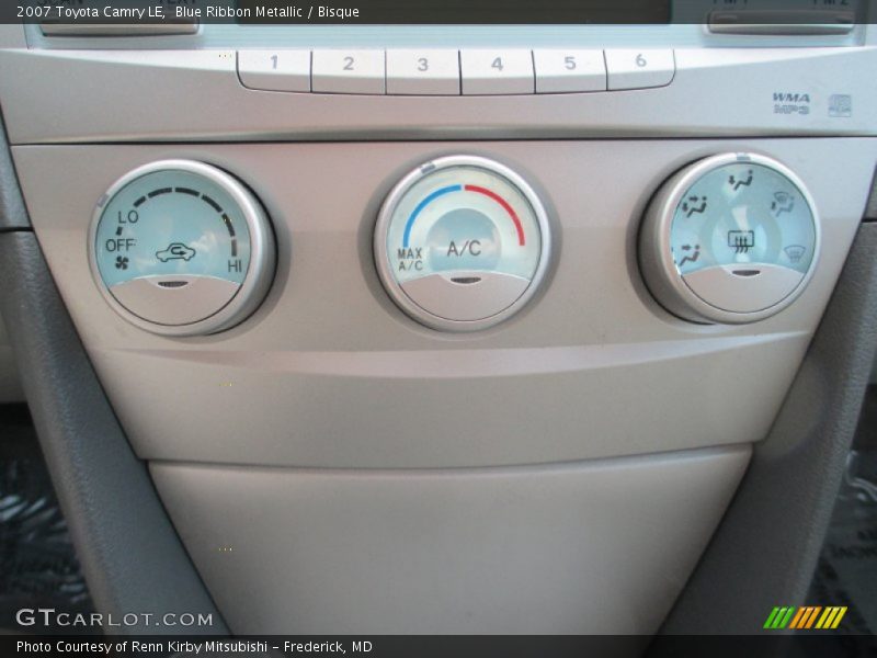 Blue Ribbon Metallic / Bisque 2007 Toyota Camry LE