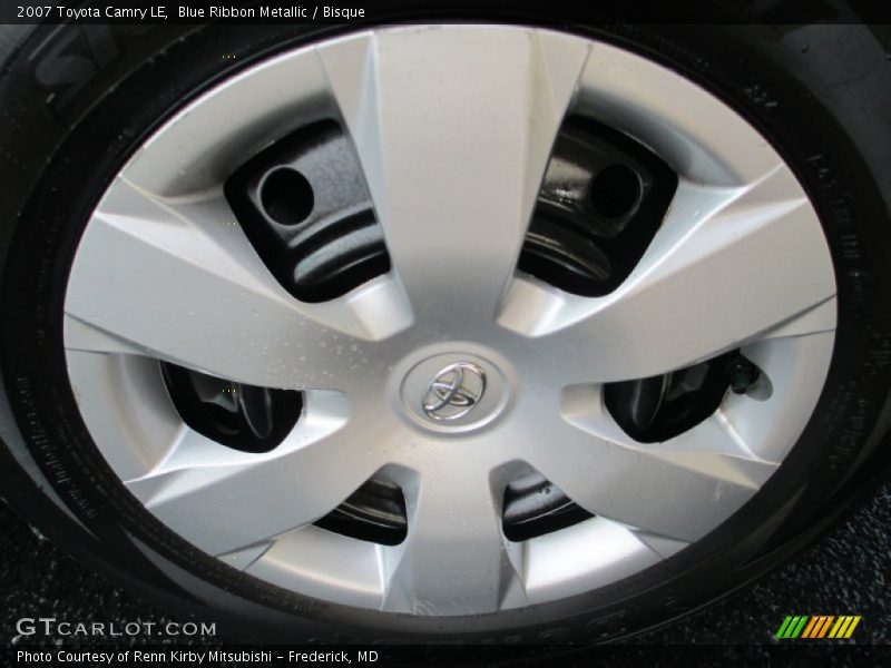 Blue Ribbon Metallic / Bisque 2007 Toyota Camry LE