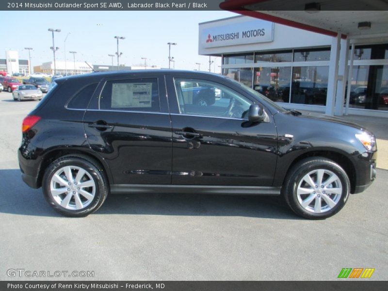 Labrador Black Pearl / Black 2014 Mitsubishi Outlander Sport SE AWD
