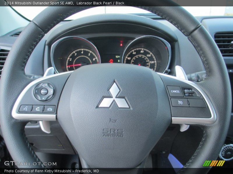 Labrador Black Pearl / Black 2014 Mitsubishi Outlander Sport SE AWD
