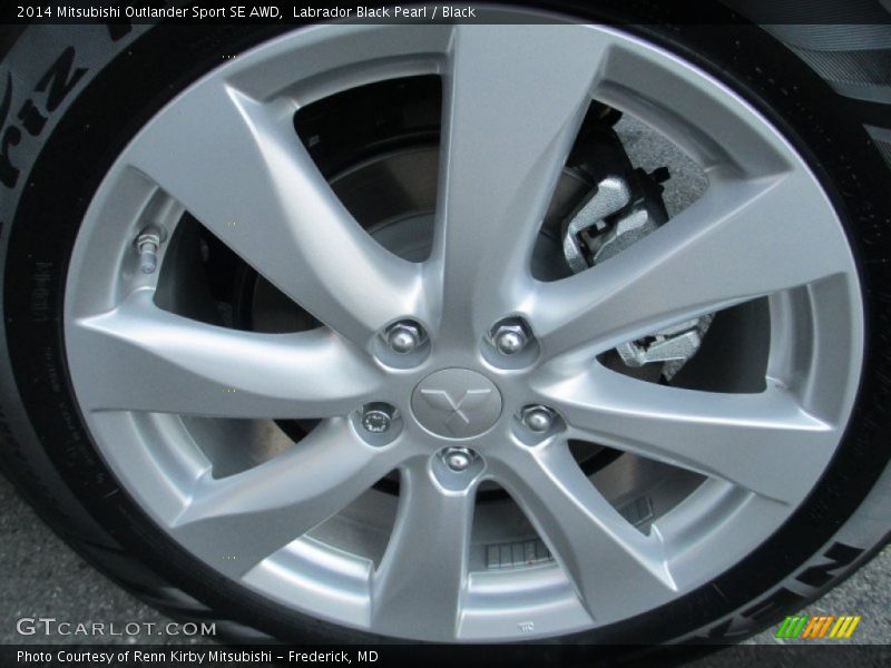 Labrador Black Pearl / Black 2014 Mitsubishi Outlander Sport SE AWD