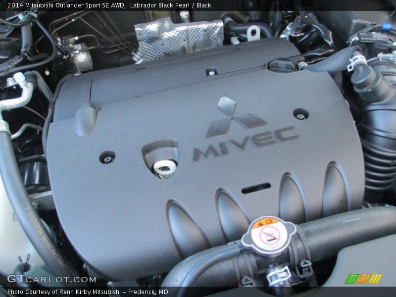 Labrador Black Pearl / Black 2014 Mitsubishi Outlander Sport SE AWD