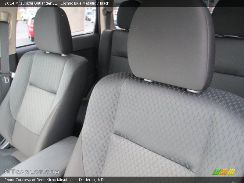 Cosmic Blue Metallic / Black 2014 Mitsubishi Outlander SE