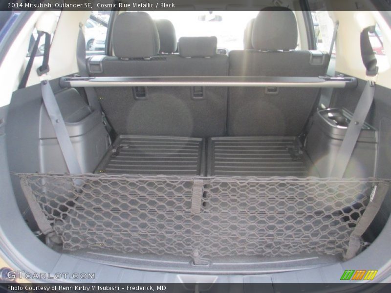 Cosmic Blue Metallic / Black 2014 Mitsubishi Outlander SE