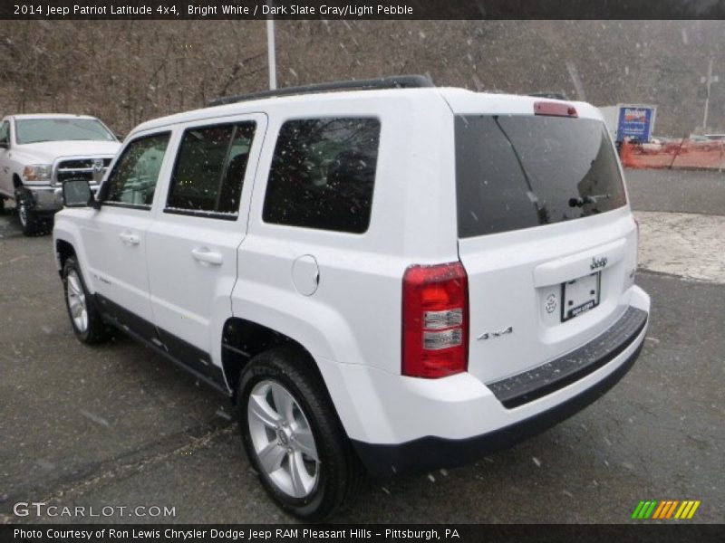 Bright White / Dark Slate Gray/Light Pebble 2014 Jeep Patriot Latitude 4x4