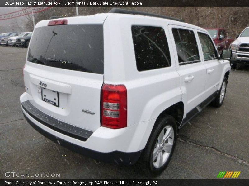 Bright White / Dark Slate Gray/Light Pebble 2014 Jeep Patriot Latitude 4x4