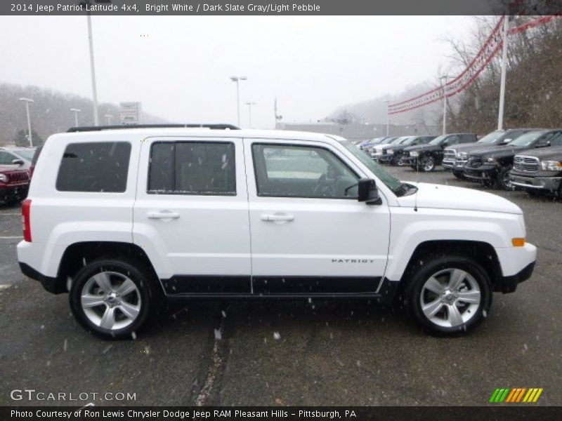 Bright White / Dark Slate Gray/Light Pebble 2014 Jeep Patriot Latitude 4x4