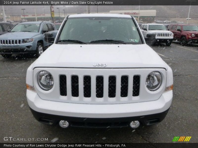 Bright White / Dark Slate Gray/Light Pebble 2014 Jeep Patriot Latitude 4x4