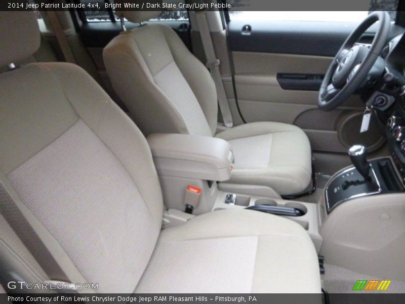 Bright White / Dark Slate Gray/Light Pebble 2014 Jeep Patriot Latitude 4x4