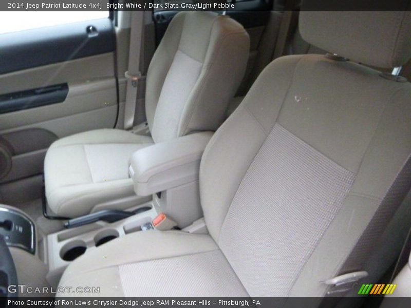 Bright White / Dark Slate Gray/Light Pebble 2014 Jeep Patriot Latitude 4x4