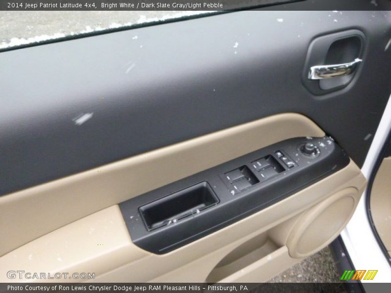 Bright White / Dark Slate Gray/Light Pebble 2014 Jeep Patriot Latitude 4x4