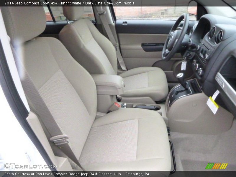 Bright White / Dark Slate Gray/Light Pebble 2014 Jeep Compass Sport 4x4