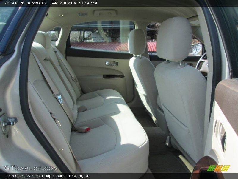 Gold Mist Metallic / Neutral 2009 Buick LaCrosse CX