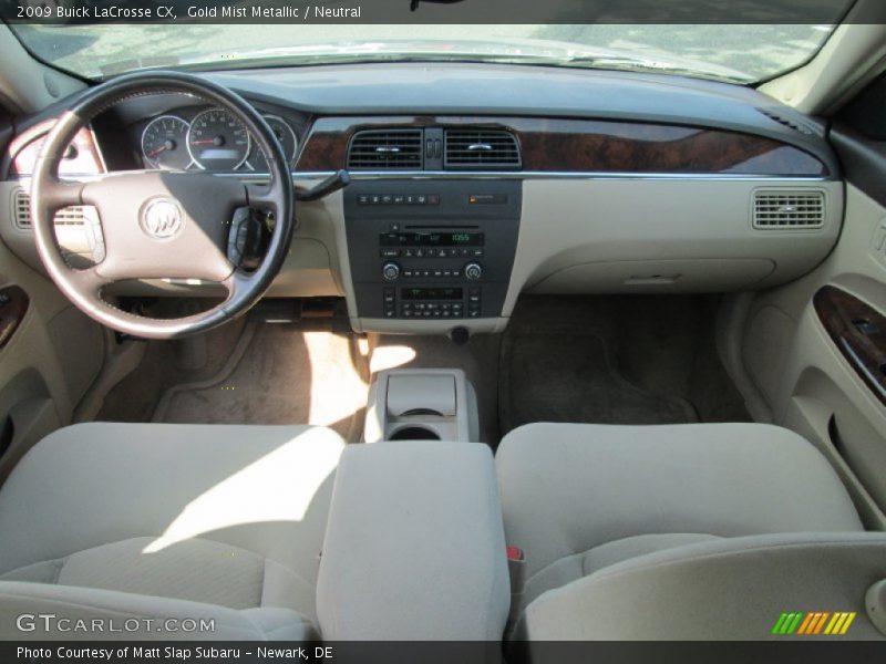 Gold Mist Metallic / Neutral 2009 Buick LaCrosse CX