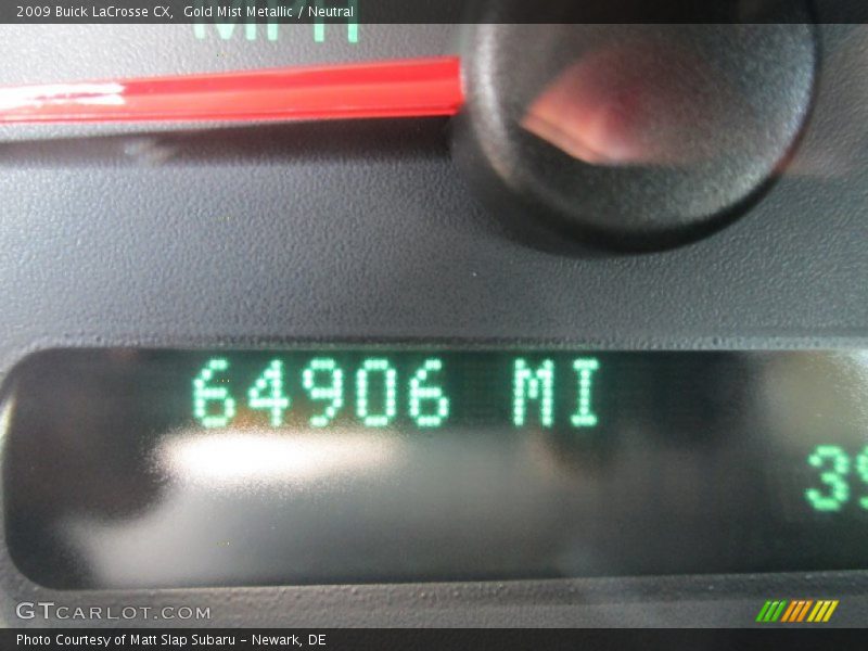 Gold Mist Metallic / Neutral 2009 Buick LaCrosse CX