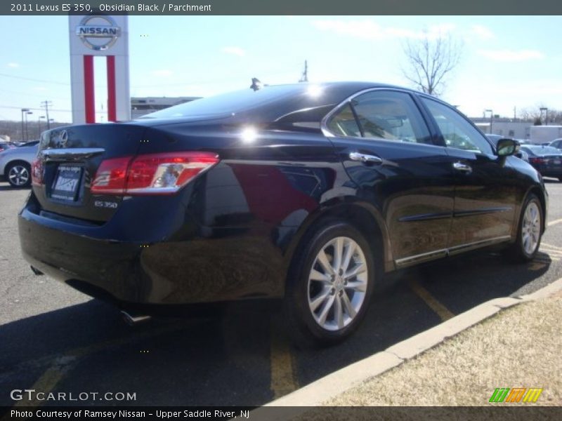 Obsidian Black / Parchment 2011 Lexus ES 350
