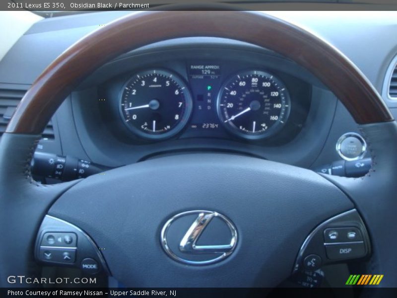 Obsidian Black / Parchment 2011 Lexus ES 350