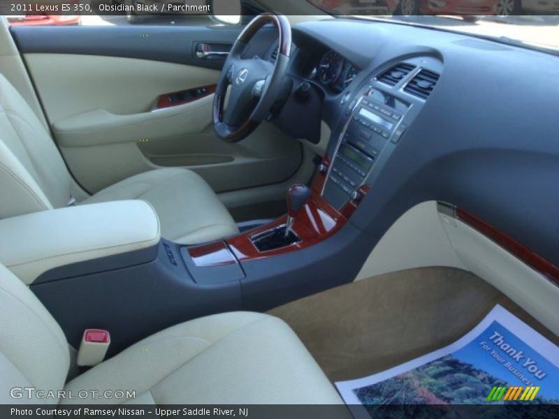 Obsidian Black / Parchment 2011 Lexus ES 350