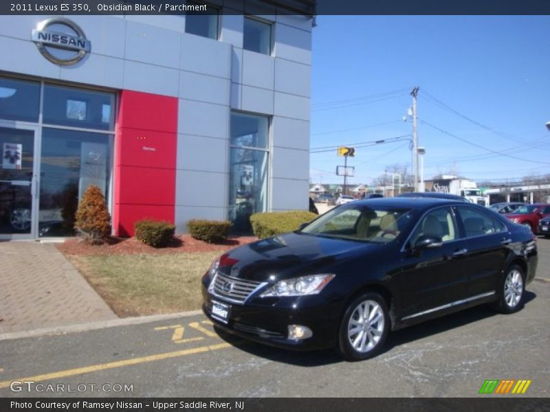 Obsidian Black / Parchment 2011 Lexus ES 350