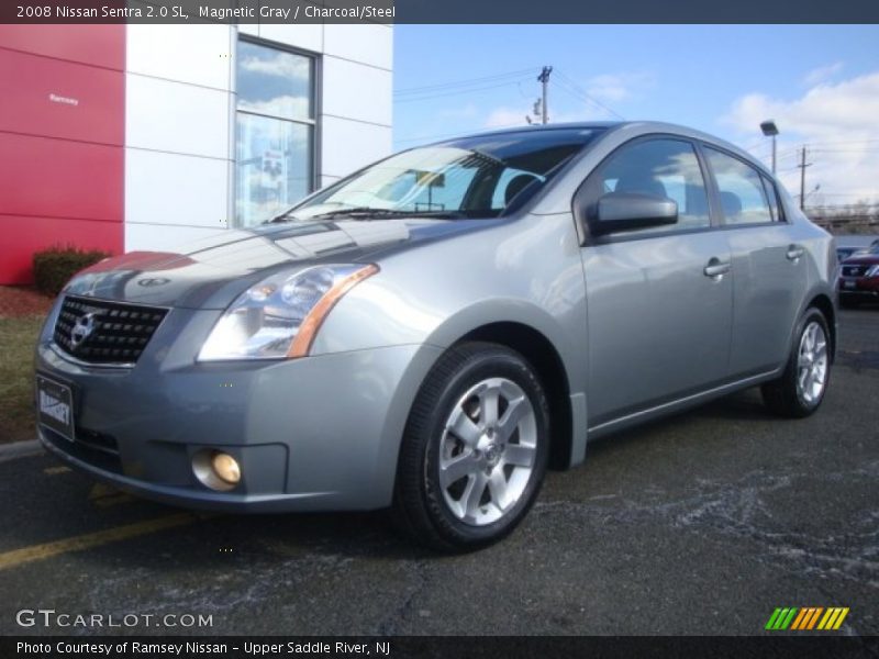 Magnetic Gray / Charcoal/Steel 2008 Nissan Sentra 2.0 SL