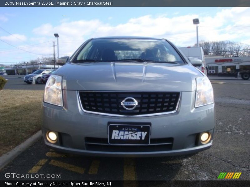Magnetic Gray / Charcoal/Steel 2008 Nissan Sentra 2.0 SL