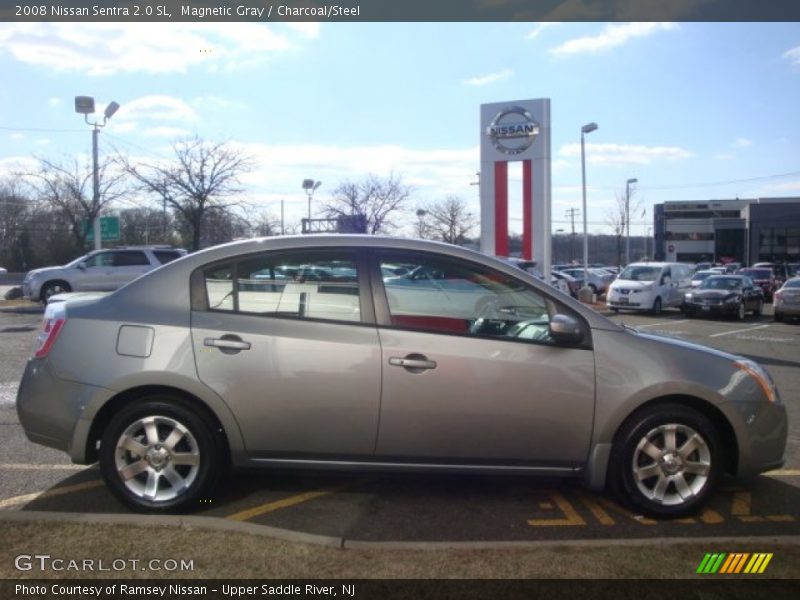 Magnetic Gray / Charcoal/Steel 2008 Nissan Sentra 2.0 SL