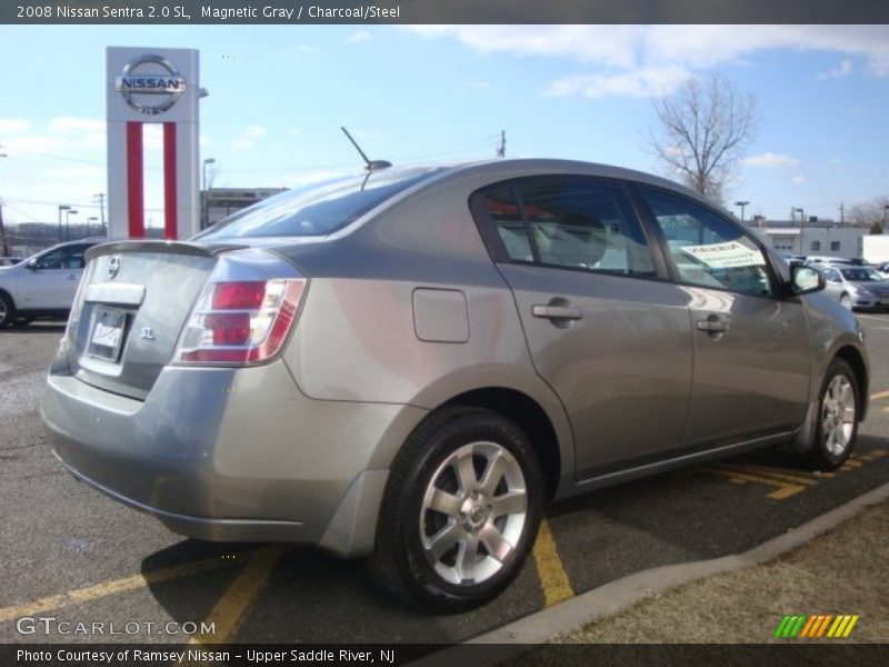 Magnetic Gray / Charcoal/Steel 2008 Nissan Sentra 2.0 SL