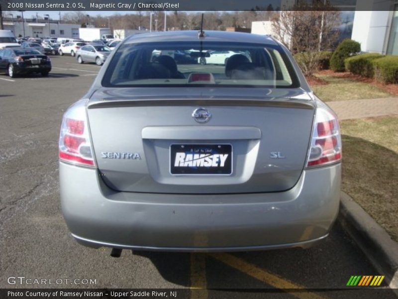Magnetic Gray / Charcoal/Steel 2008 Nissan Sentra 2.0 SL