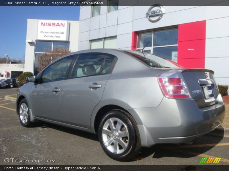 Magnetic Gray / Charcoal/Steel 2008 Nissan Sentra 2.0 SL
