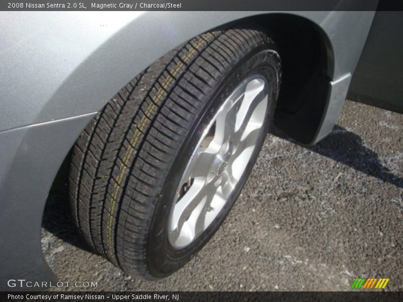 Magnetic Gray / Charcoal/Steel 2008 Nissan Sentra 2.0 SL