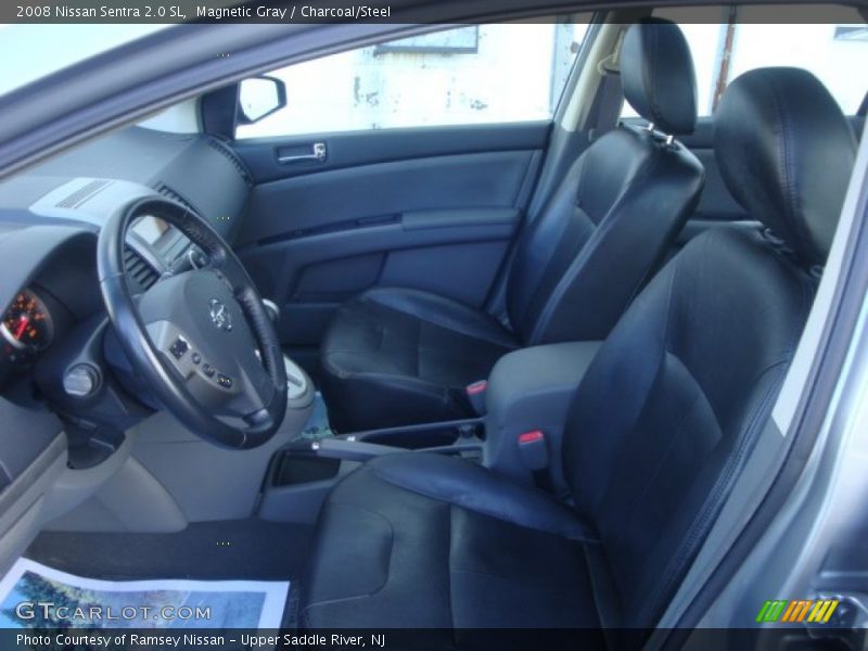 Magnetic Gray / Charcoal/Steel 2008 Nissan Sentra 2.0 SL