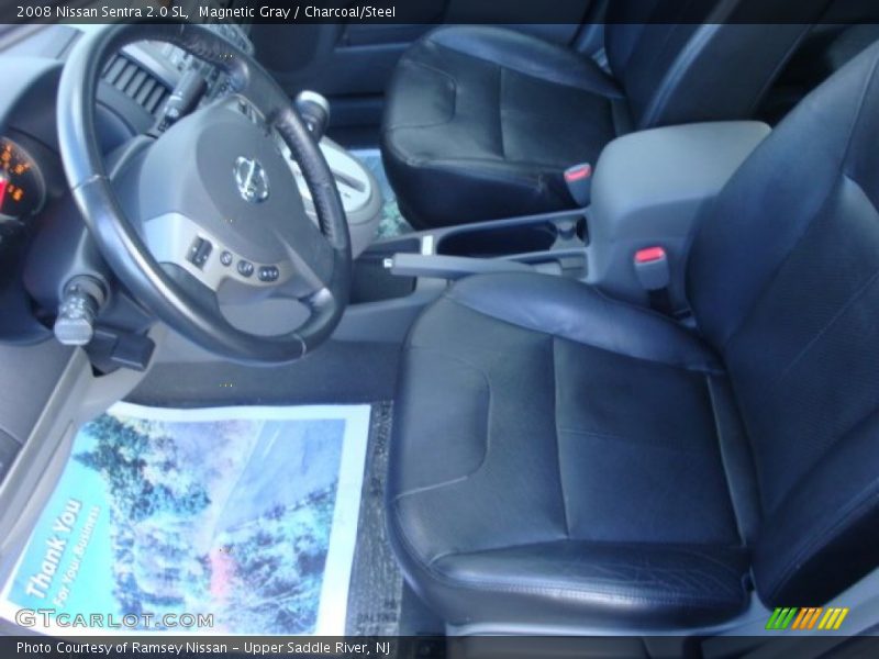 Magnetic Gray / Charcoal/Steel 2008 Nissan Sentra 2.0 SL