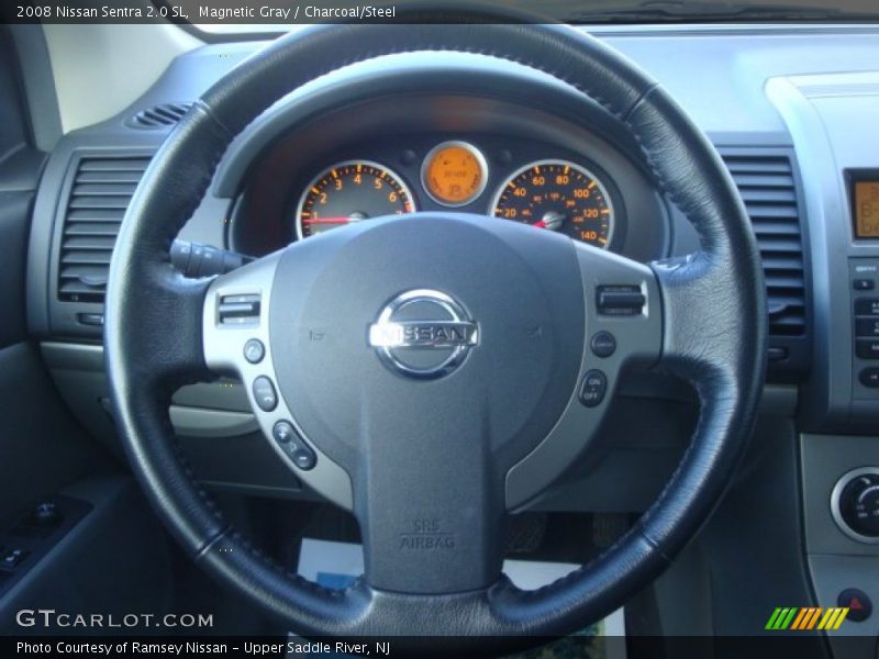 Magnetic Gray / Charcoal/Steel 2008 Nissan Sentra 2.0 SL