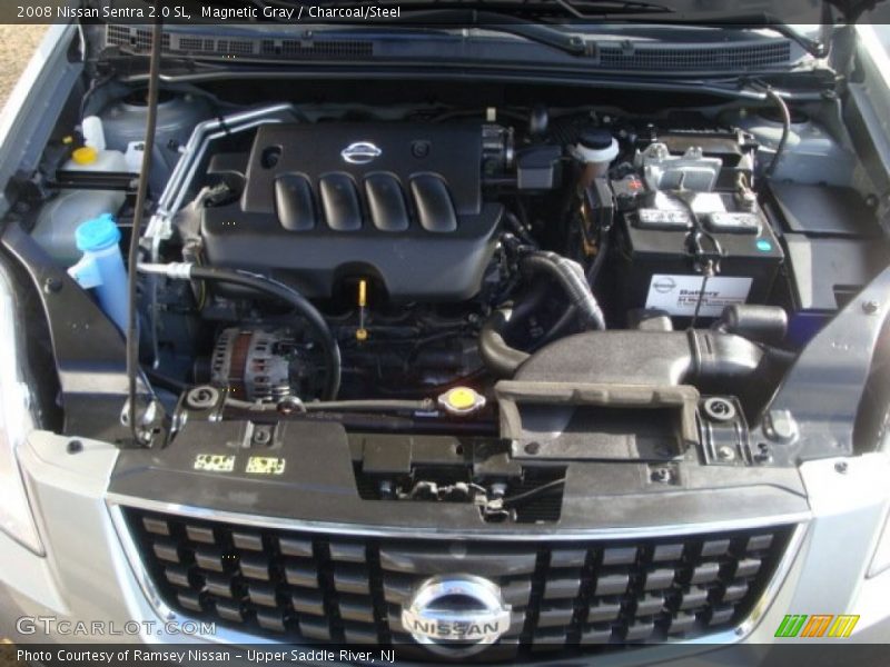 Magnetic Gray / Charcoal/Steel 2008 Nissan Sentra 2.0 SL