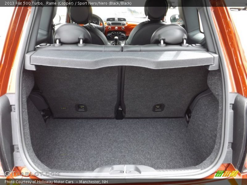 Rame (Copper) / Sport Nero/Nero (Black/Black) 2013 Fiat 500 Turbo