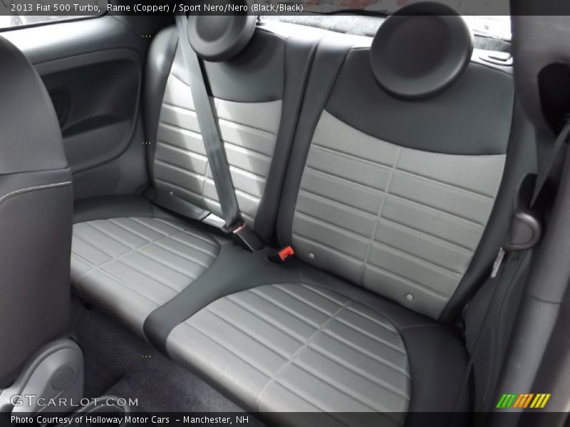 Rame (Copper) / Sport Nero/Nero (Black/Black) 2013 Fiat 500 Turbo