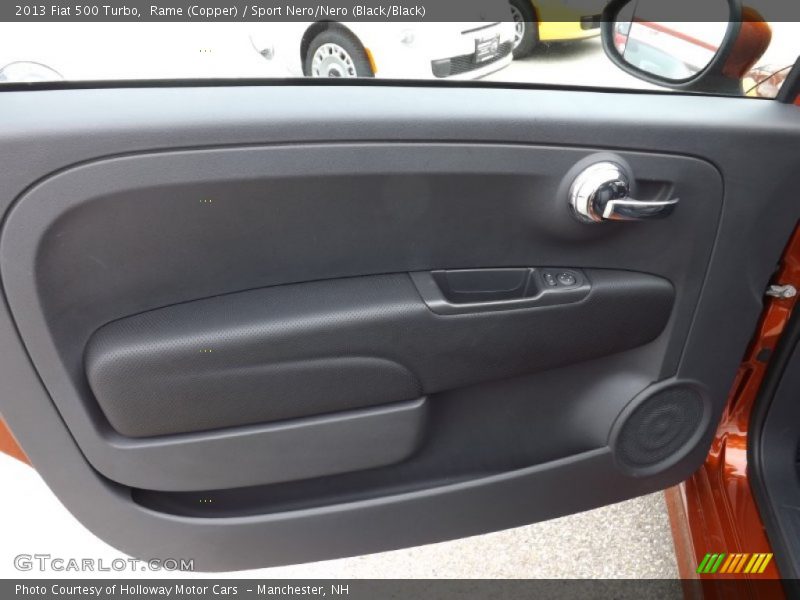 Rame (Copper) / Sport Nero/Nero (Black/Black) 2013 Fiat 500 Turbo