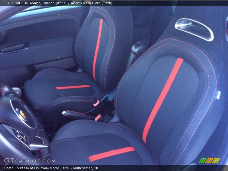 Front Seat of 2012 500 Abarth