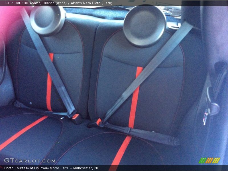Rear Seat of 2012 500 Abarth