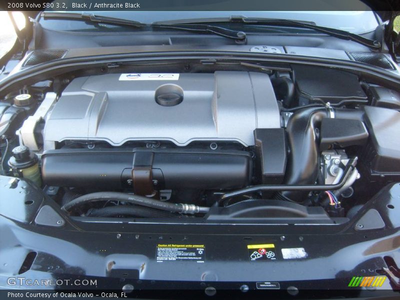 Black / Anthracite Black 2008 Volvo S80 3.2