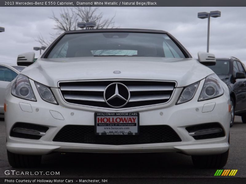 Diamond White Metallic / Natural Beige/Black 2013 Mercedes-Benz E 550 Cabriolet