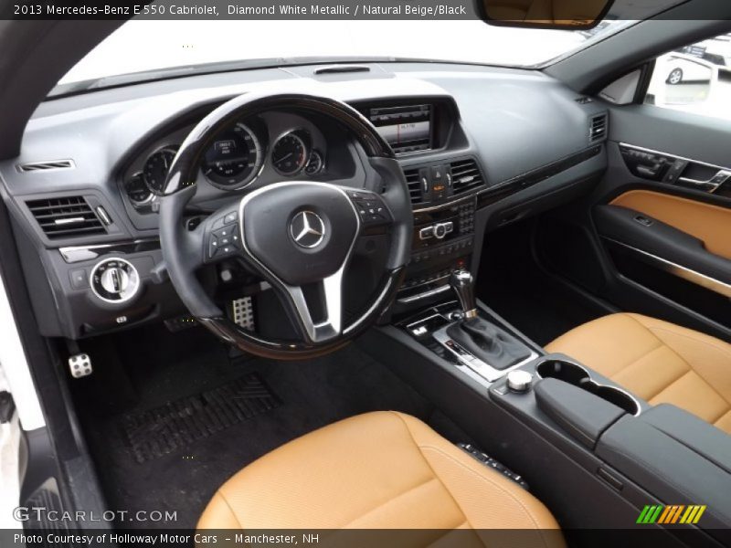 Diamond White Metallic / Natural Beige/Black 2013 Mercedes-Benz E 550 Cabriolet