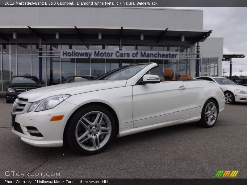 Diamond White Metallic / Natural Beige/Black 2013 Mercedes-Benz E 550 Cabriolet