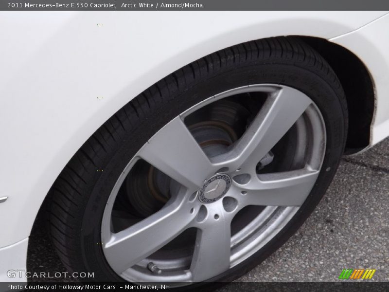 Arctic White / Almond/Mocha 2011 Mercedes-Benz E 550 Cabriolet