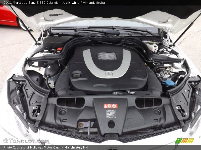 Arctic White / Almond/Mocha 2011 Mercedes-Benz E 550 Cabriolet