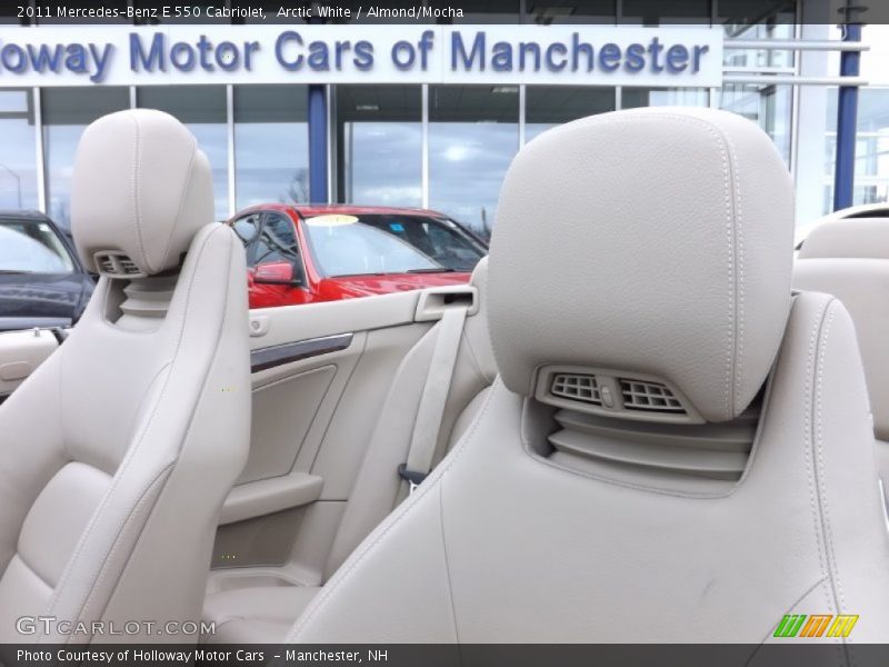 Arctic White / Almond/Mocha 2011 Mercedes-Benz E 550 Cabriolet
