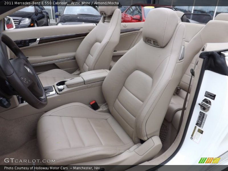 Arctic White / Almond/Mocha 2011 Mercedes-Benz E 550 Cabriolet