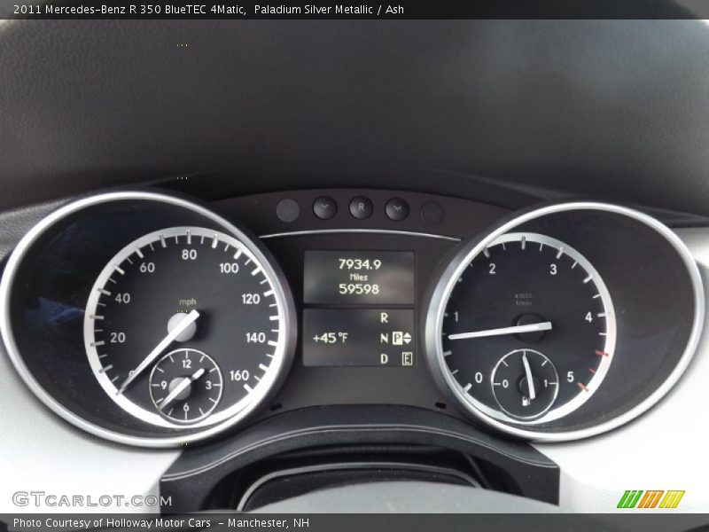 Paladium Silver Metallic / Ash 2011 Mercedes-Benz R 350 BlueTEC 4Matic
